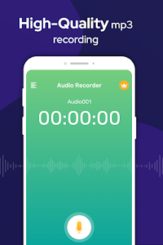 Voice recorder app : Audio editor - Best recorderのおすすめ画像1