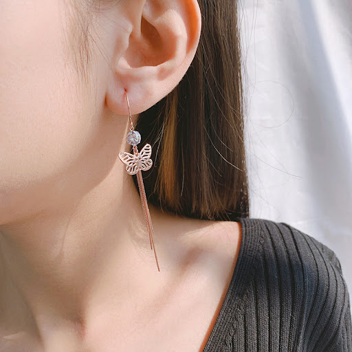 Title 5, 925 Silver Earrings Ear Line Simple Ins Earring...