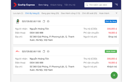 Goship.io - Sàn kết nối vận chuyển