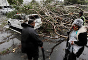 Severe weather as cold front wreaks havoc in Wynberg, Cape Town on June 27 2020.