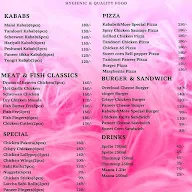 Safforn The Food Corner menu 1