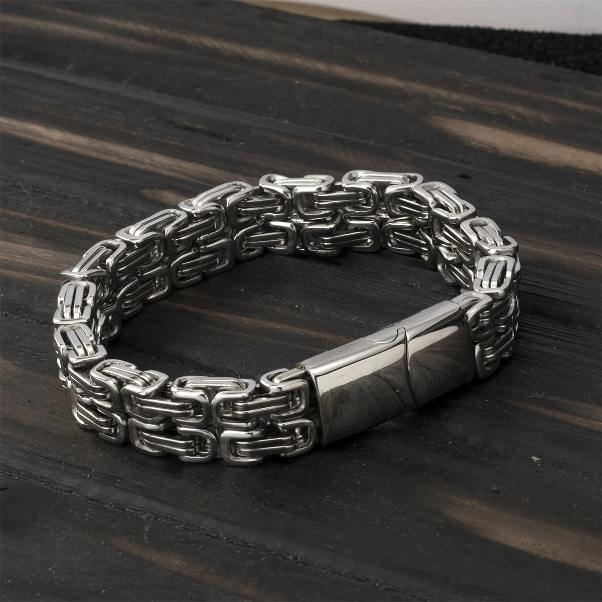 Title 4, Bracelet Homme Acier Titane Tendance, Double Ra...