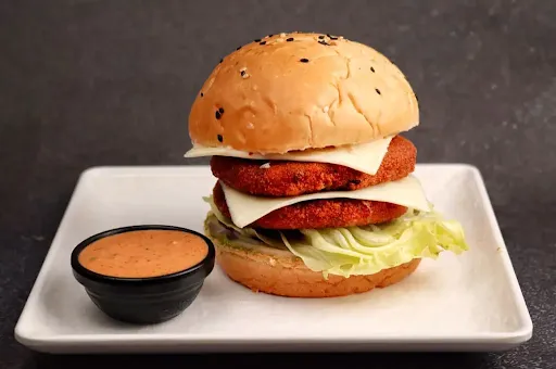 Special Bahubali Chicken Cheese Burger