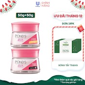 Combo Kem Dưỡng Da Pond's White Beauty Trắng Mịn Không Tỳ Vết Ngày Và Đêm (50G X 2)