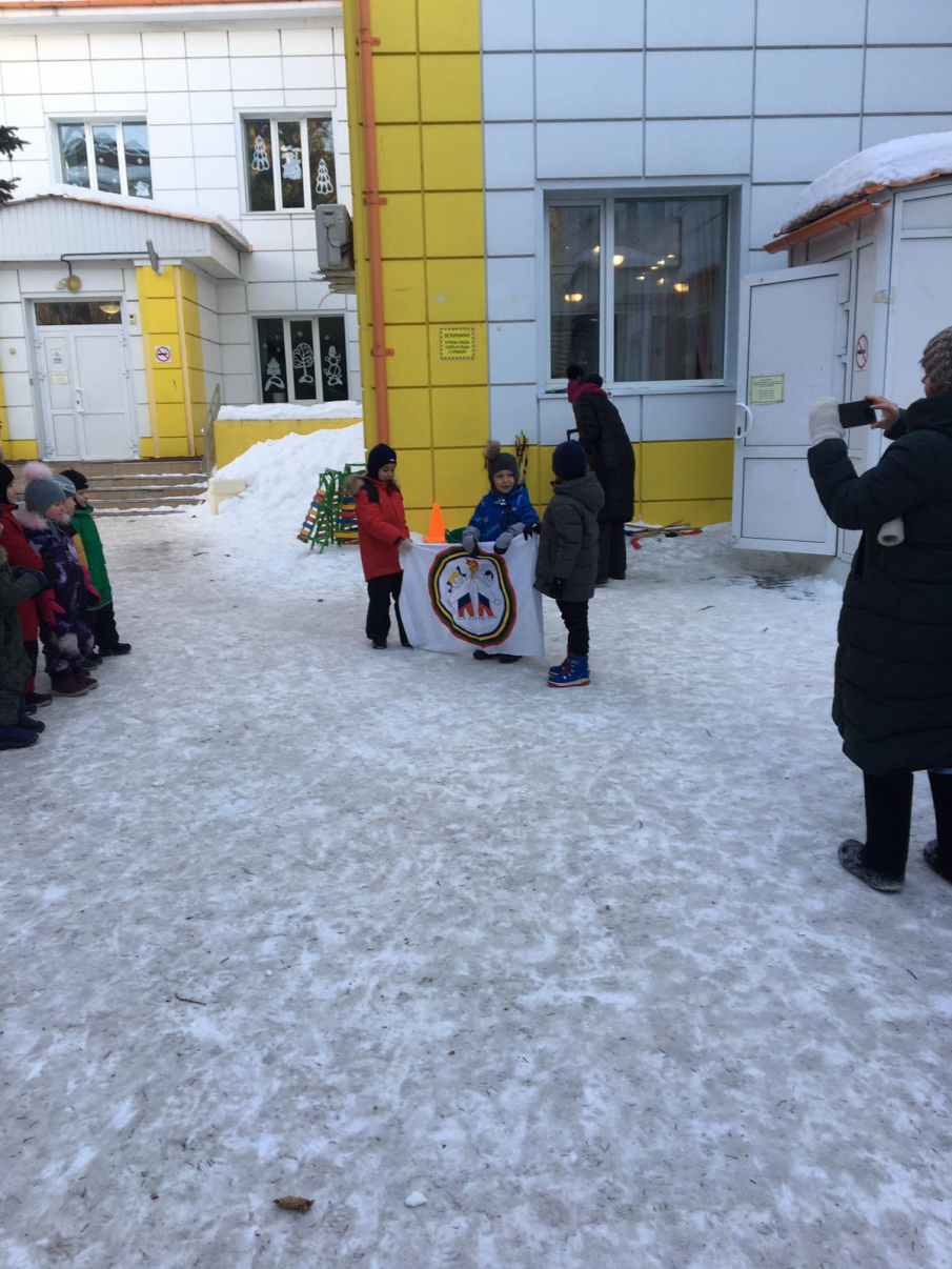 <strong>В детском саду прошла спортивная зимняя Олимпиада для детей.</strong>