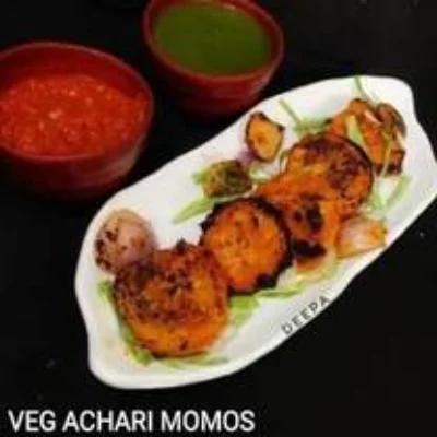 Veg Achari Momos