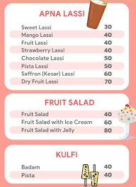 Apna Lassi menu 2