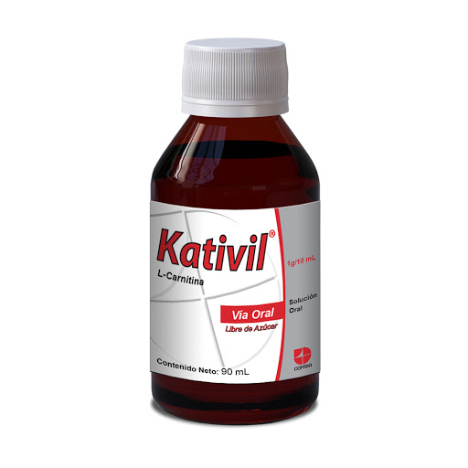 L-Carnitina Kativil 1 G Solución Oral X 90 Ml Cofasa 1 g Solución Oral x 90 mL