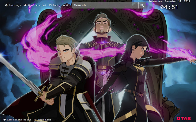 THE DRAGON PRINCE Wallpapers HD New Tab Theme