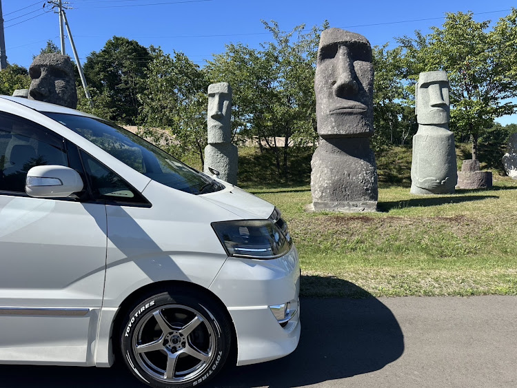 アルファードの夏の空と愛車・アルファード・コラボお誘いお待ちしております・お盆・墓参りは大事に関するカスタム事例の投稿画像1枚目