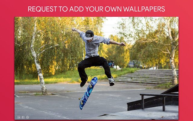 Skate Wallpaper HD Custom New Tab