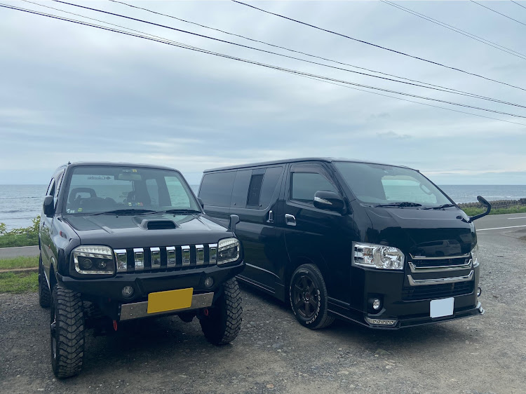 ジムニーのお盆休み・北海道・ハイエース・ジムニーJB23・ドライブに関するカスタム事例の投稿画像5枚目
