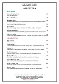 Slounge - Lemon Tree Hotel menu 8