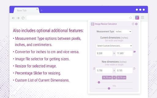 Image Aspect Ratio Resize Calculator