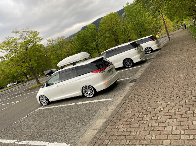 エスティマのエスティマ50・ゴールデンウィーク・オフ会・コロナが早く終息しますように・みんなグレード違いに関するカスタム事例の投稿画像3枚目