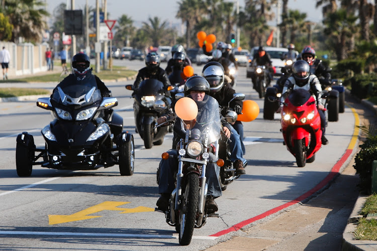 A large group of bikers and motorists took a slow drive through the streets of Port Elizabeth in order to raise awareness on Saturday