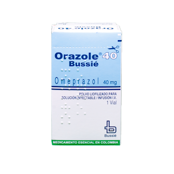 Orazole Omeprazol 40 mg Bussie Caja X 1 Ampolleta  