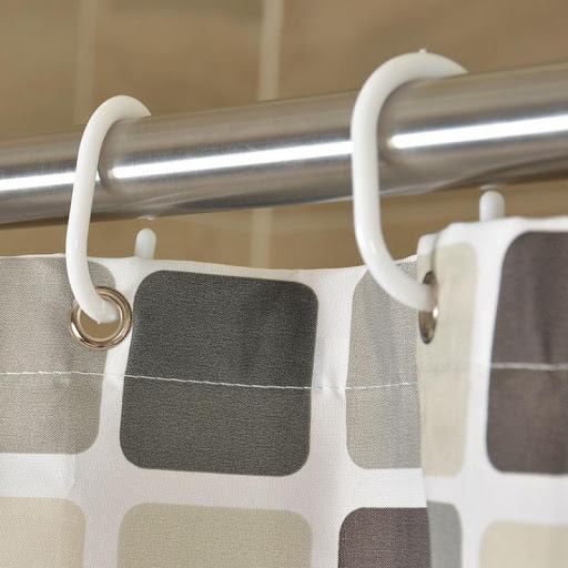 Title 5, Waterproof Bathroom Polyester Fabric Mosaic Sho...