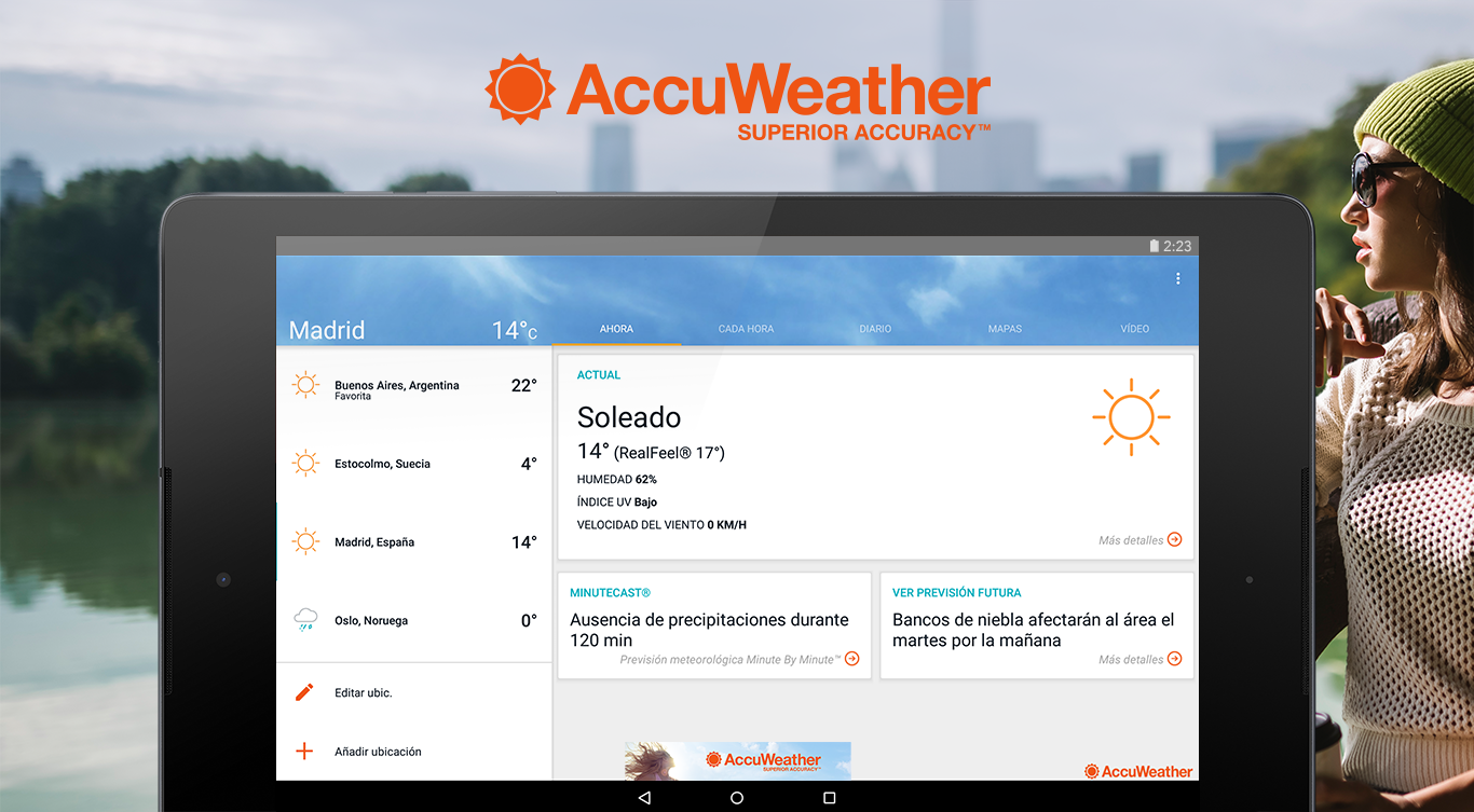   AccuWeather Tiempo: captura de pantalla 