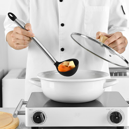 Title 2, Stainless Steel Silicone Kitchenware Kit 9-Piec...