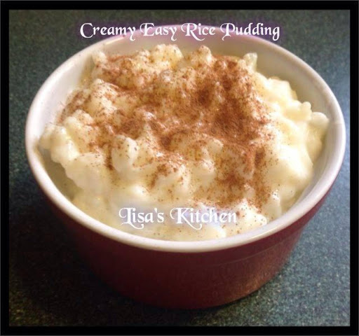 This is easy to make rice pudding and its creamy and so good, this was my Mom's Recipe  I hope you all enjoy it as much as my Family has too 