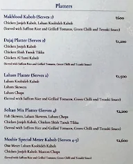 Moshir Taste Of Iran menu 1