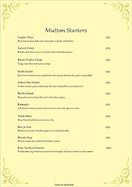 The Northern Frontier menu 3