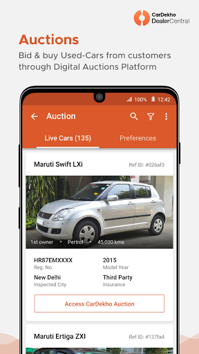 Screenshot CarDekho DealerCentral