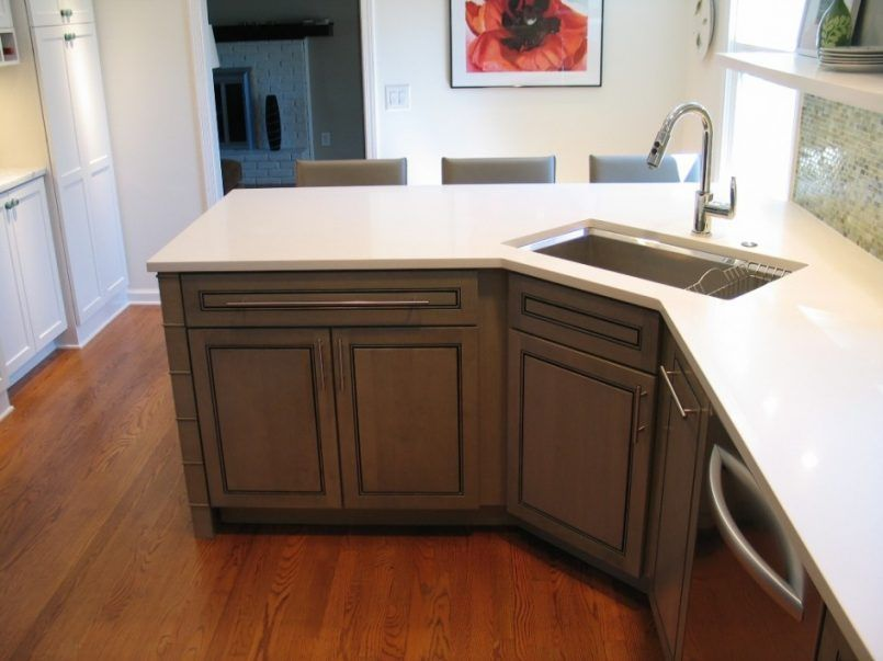 corner kitchen cabinet with sink