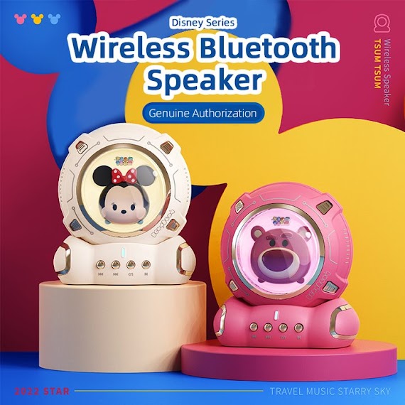 Loa Bluetooth 5.0 Không Dây Disney J20 Hỗ Trợ Thẻ Tf