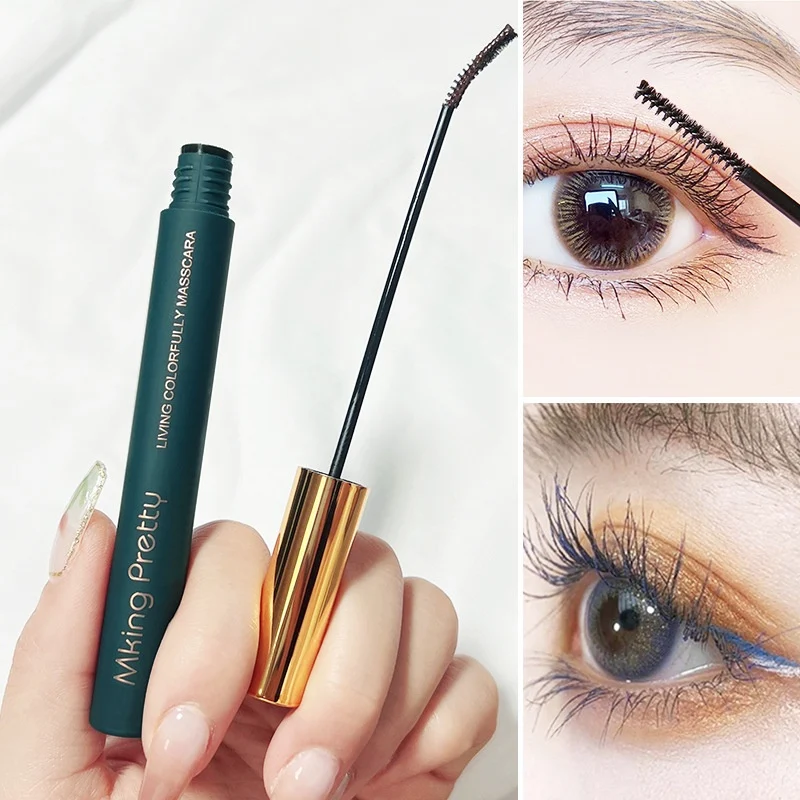 Kleurenwimpermascara voor dames, verlengend, krullend, vormgevend, langdurig. Voor lange, gedefinieerde wimpers en een oogverblindende look.