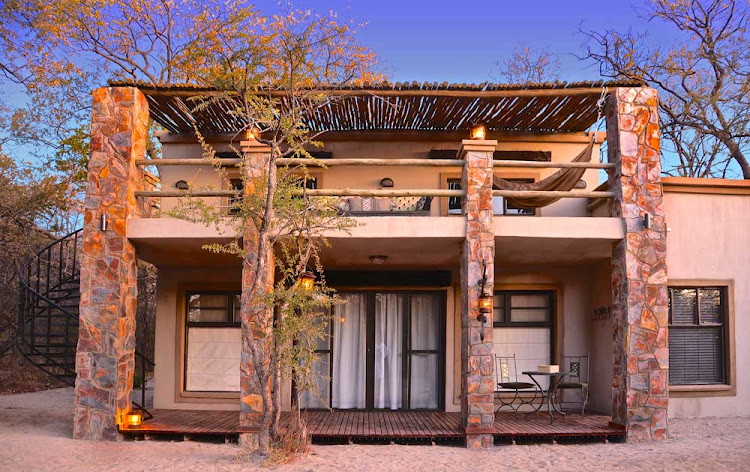 Imvelo Camelthorn Lodge has eight generous villas.