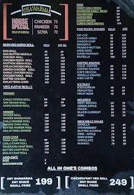 Shawarma Wala menu 1