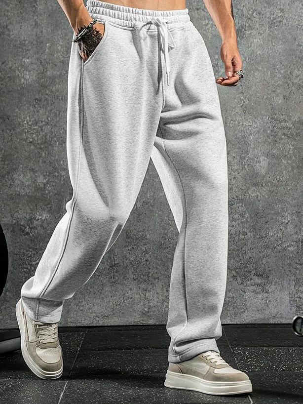 Title 2, Herren Casual Hose Einfarbig Europa-Amerika Sti...