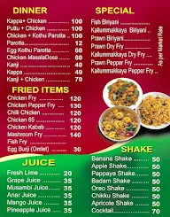 Kerala Fort Kitchen menu 2