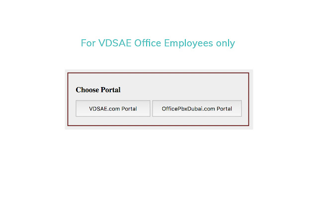 VDSAE Office Login Manager