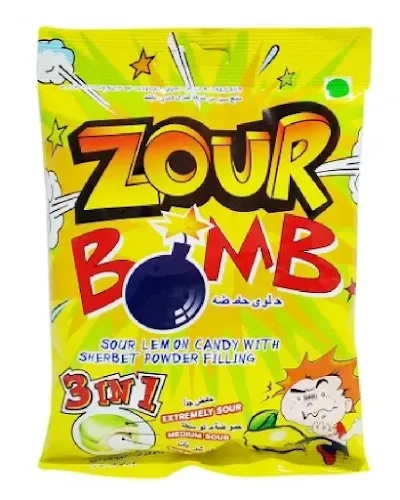 Zour Bomb Sour Lemon Candy