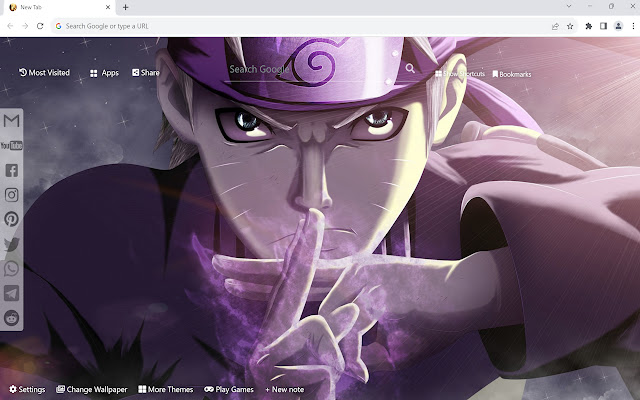 Naruto Wallpaper HD Custom New Tab