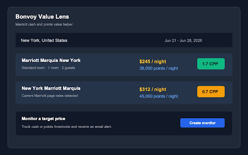 Bonvoy Value Lens screenshot 1