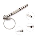 Bộ Tua Vít 3 Trong 1 Sửa Chữa Mắt Kính Kèm Móc Khóa - Vặn Ốc Mắt Kính, Đồng Hồ, Điện Thoại...