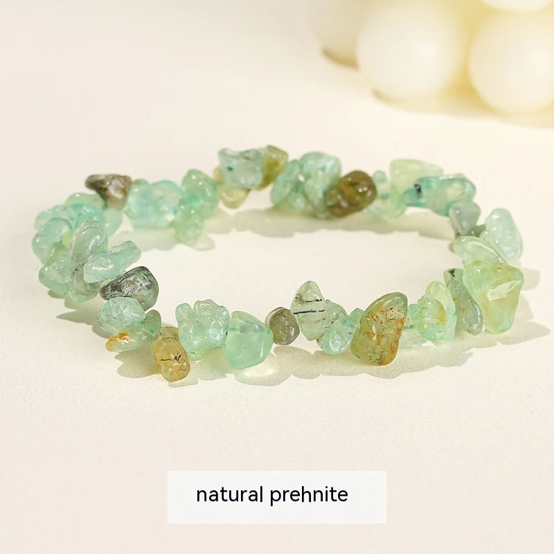 Natuurlijke Kristallen Armband met Agaat Aventurijn, onregelmatige vorm voor harmonie en balans. Perfect cadeau