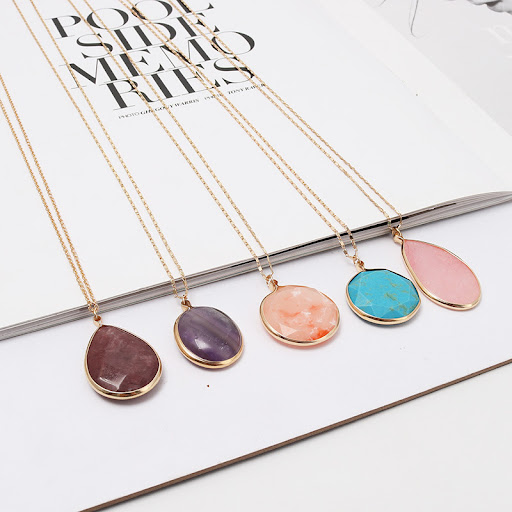 Title 2, Personalized stone short necklace