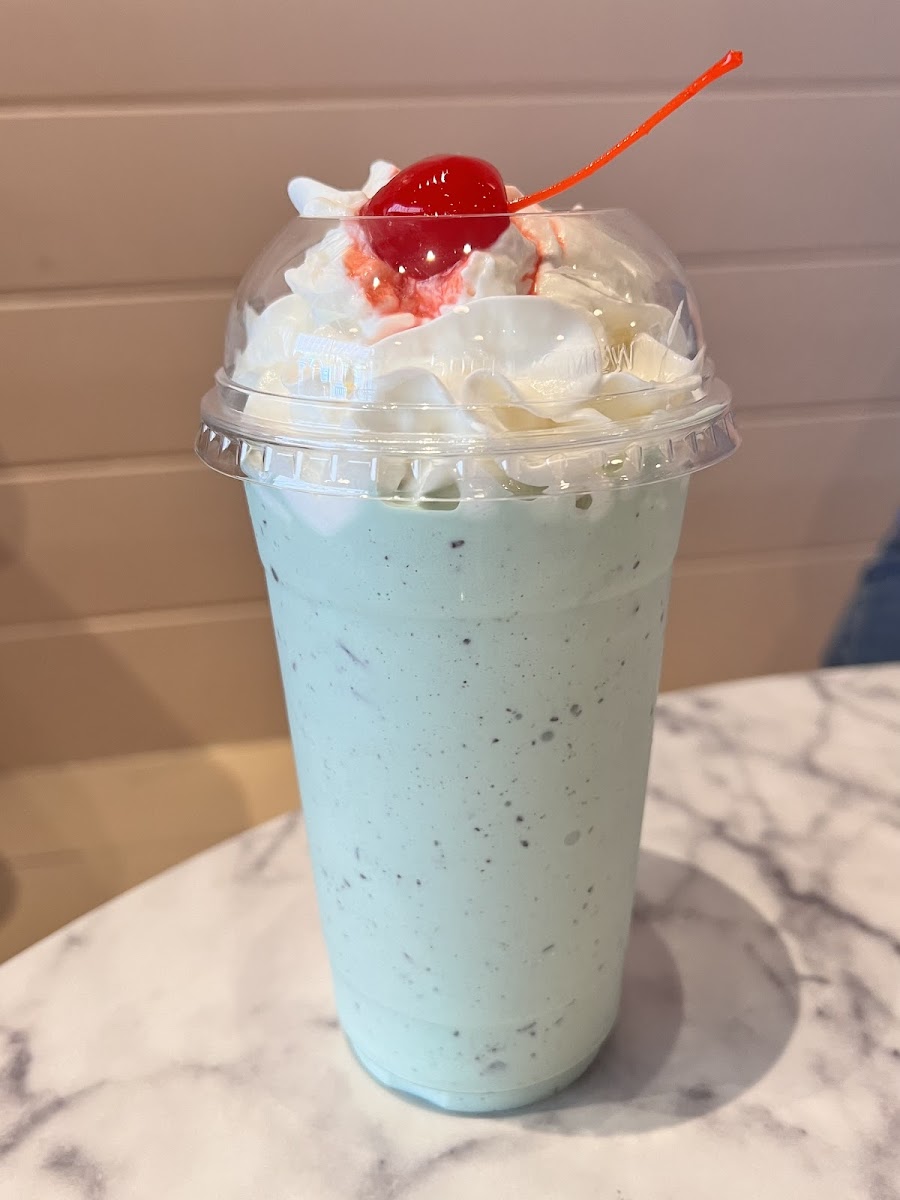 Mint milkshake