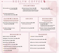 Roslyn Coffee menu 2