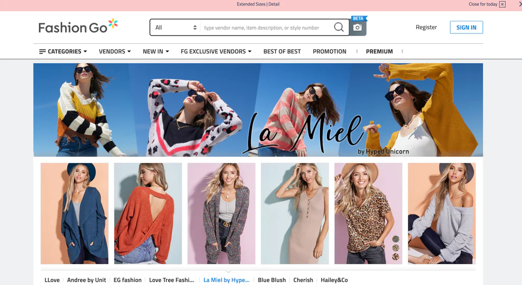 FASHIONGO  Online Wholesale Marketplace