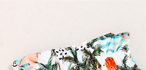 Title 7, Girls Coconut Tree Sling And Skirt Set Summer f...