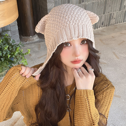 Title 4, Womens Autumn And Winter Cute Earflaps Woolen ...
