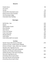 Carlton's Mashal - Lounge & Grill menu 1