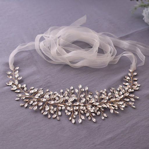 Title 7, New Luxury Rhinestone Belt Full Diamond Girdle,...