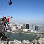 Macau Tower Bungee Jump 233 meters in Macau, Macau SAR 